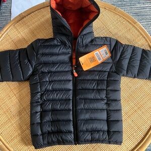 SAVE THE DUCK Black Puffer Jacket